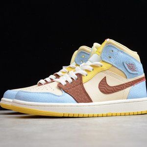 newNike Air Jordan 1 basketball shoes middle top y